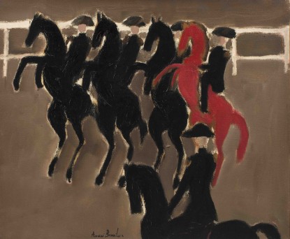 André Brasilier, Le Cadre noir, Circa 1963