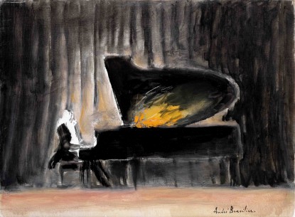 André Brasilier, Le Pianiste, 2020