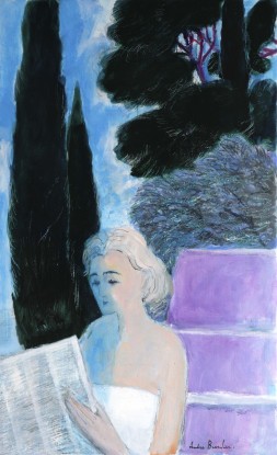 André Brasilier, Lecture sous les pins, 2015