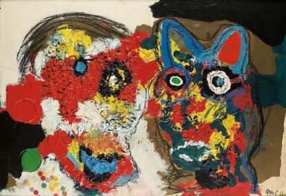 Karel Appel, Composition, 1963