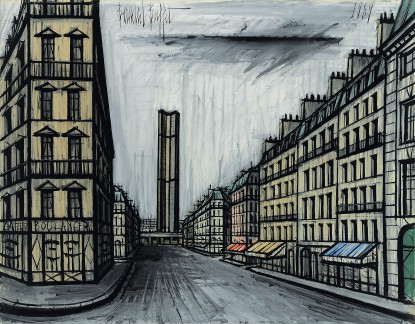 Bernard Buffet, Rue de Rennes et la Tour Montparnasse, 1989