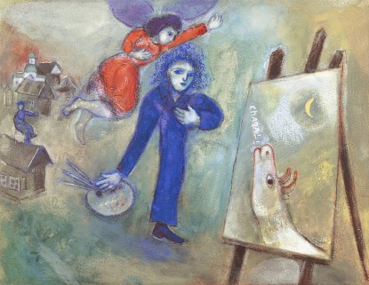 Marc Chagall, Self Portrait, 1940