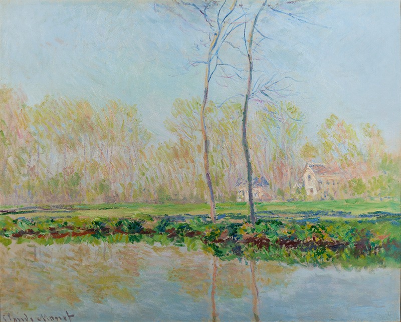 Claude Monet, Les Bords de l'Epte à Giverny, 1887