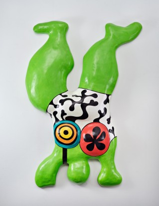 Niki De Saint Phalle, I am Upside Down, Green (Remembering), 1997