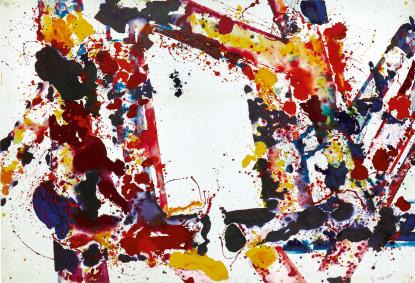 Sam Francis, Stepping up, 1976
