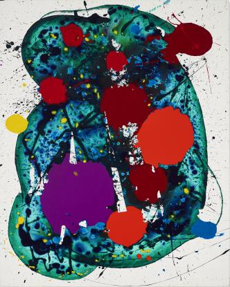 Sam Francis, Emerald child, 1988
