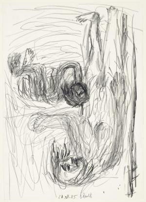 Georg Baselitz, Untitled (Mutter mit Kind - Pastorale), 1985