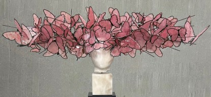 Manolo Valdés, Pink Butterflies, 2025 