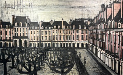 Bernard Buffet, La Place des Vosges, 1960