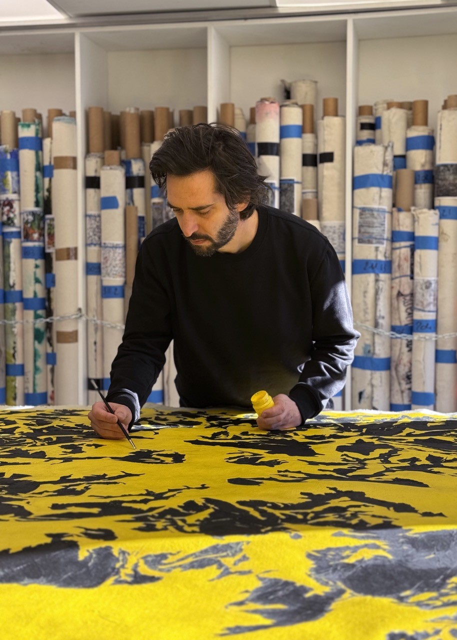 Interview with Julien Rubat: Painting at the Intersection of Science and Instinct
