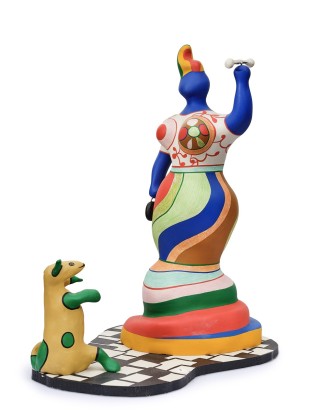 Niki De Saint Phalle, Nana et chien, 1986