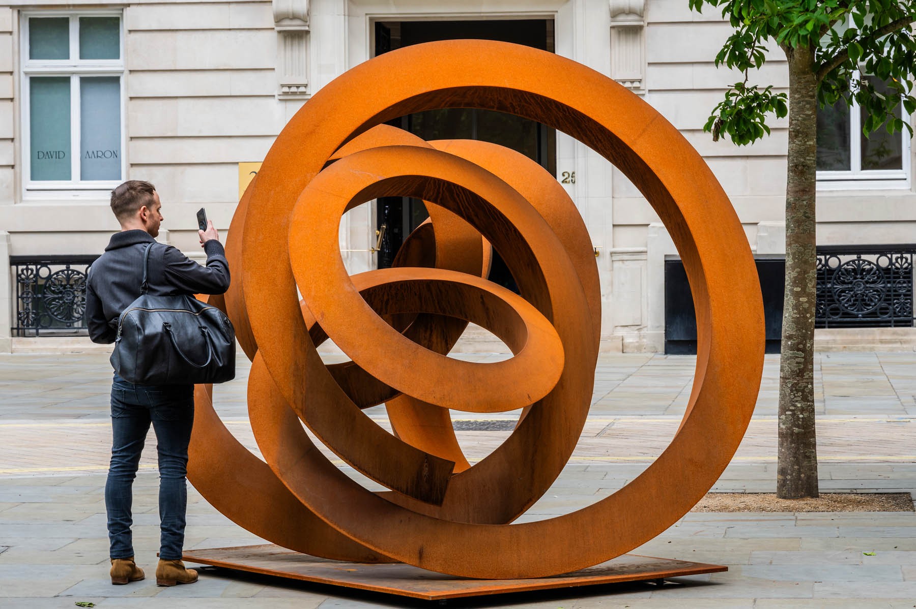 Pieter Obels on the Art in Mayfair Sculpture Trail
