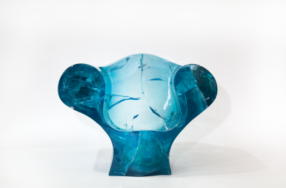 Ron Arad, Big Easy (crystalline) Aquamarine, 2023