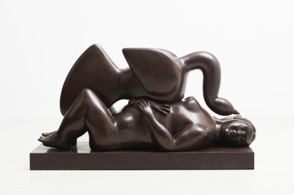 Fernando Botero, Leda and the Swan, 2006