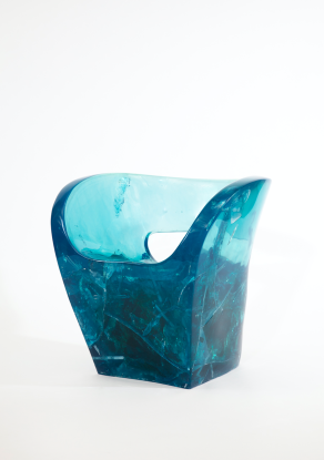 Ron Arad, Little Albert (crystalline) Aquamarine, 2023
